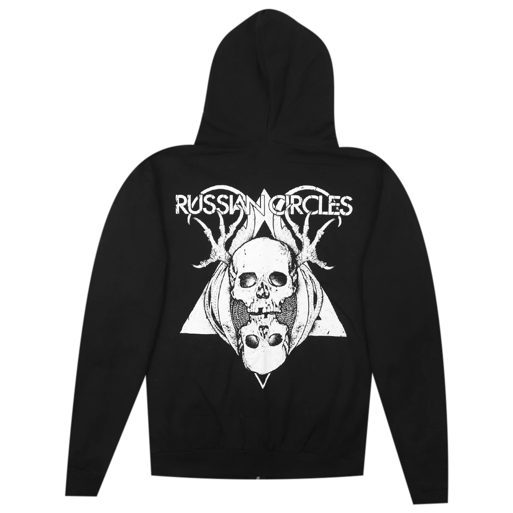 Russian Circles (Band) New Merch Skulls Black Zip Hood 5 Russian Circles (Band) New Merch Skulls Black Zip Hood