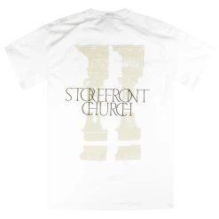 Storefront Church Pillars White T-Shirt