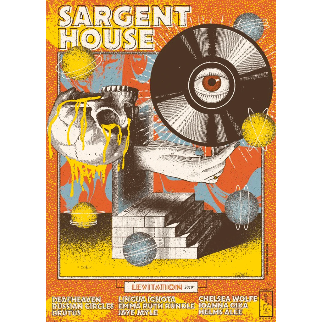 Sargent House New Merch Levitation 2019 Poster 1 Sargent House New Merch Levitation 2019 Poster