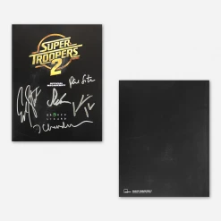 Broken Lizard New Merch Autographed Super Troopers 2 Collectible Megascript