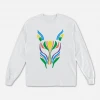 Slow Magic Mask White Long Sleeve T-Shirt