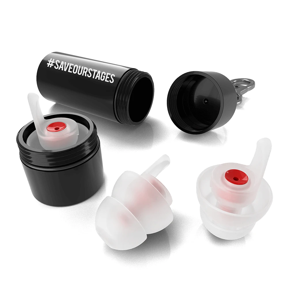 NIVA Save Our Stages Ear Plugs And Keychain 1 NIVA Save Our Stages Ear Plugs And Keychain