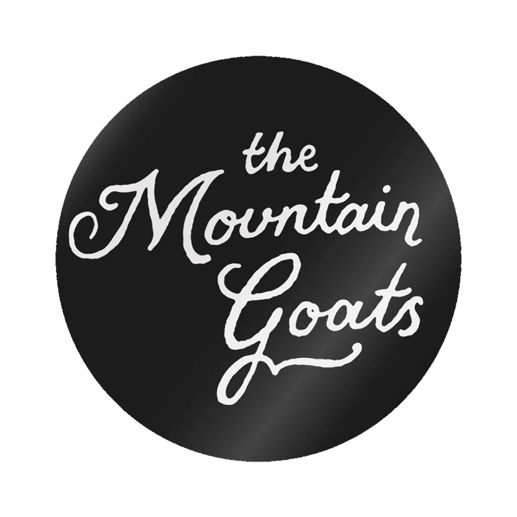 The Mountain Goats Script Circle Sticker 2 The Mountain Goats Script Circle Sticker