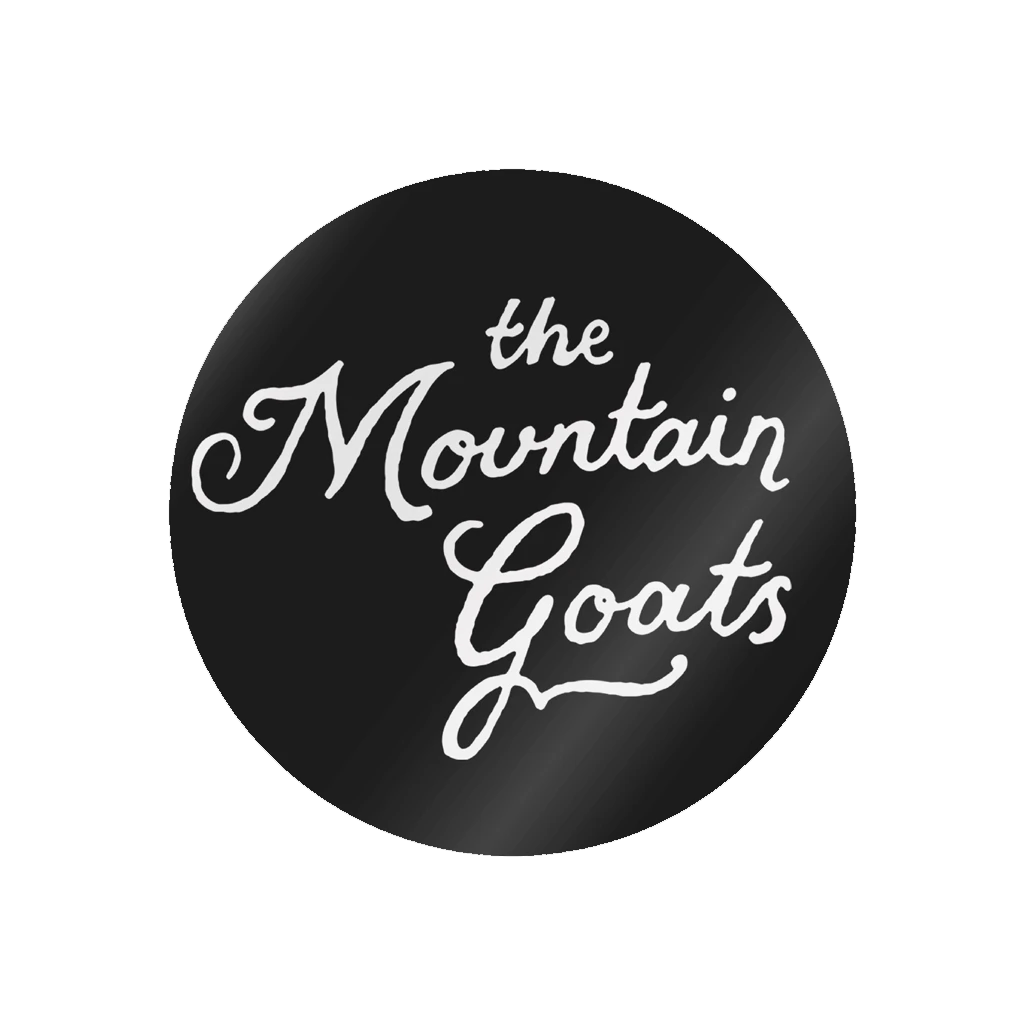 The Mountain Goats Script Circle Sticker 1 The Mountain Goats Script Circle Sticker