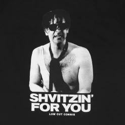 Low Cut Connie Shvitzin' For You Black T-Shirt