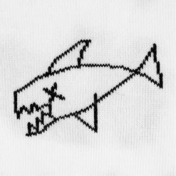 Flipper Fish - Yellow & White Socks