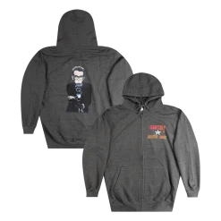 Elvis Costello Spanish Model Gray Zip Hoodie New Merch