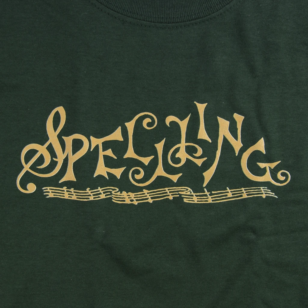 SPELLLING Logo Green T-Shirt 2 SPELLLING Logo Green T-Shirt