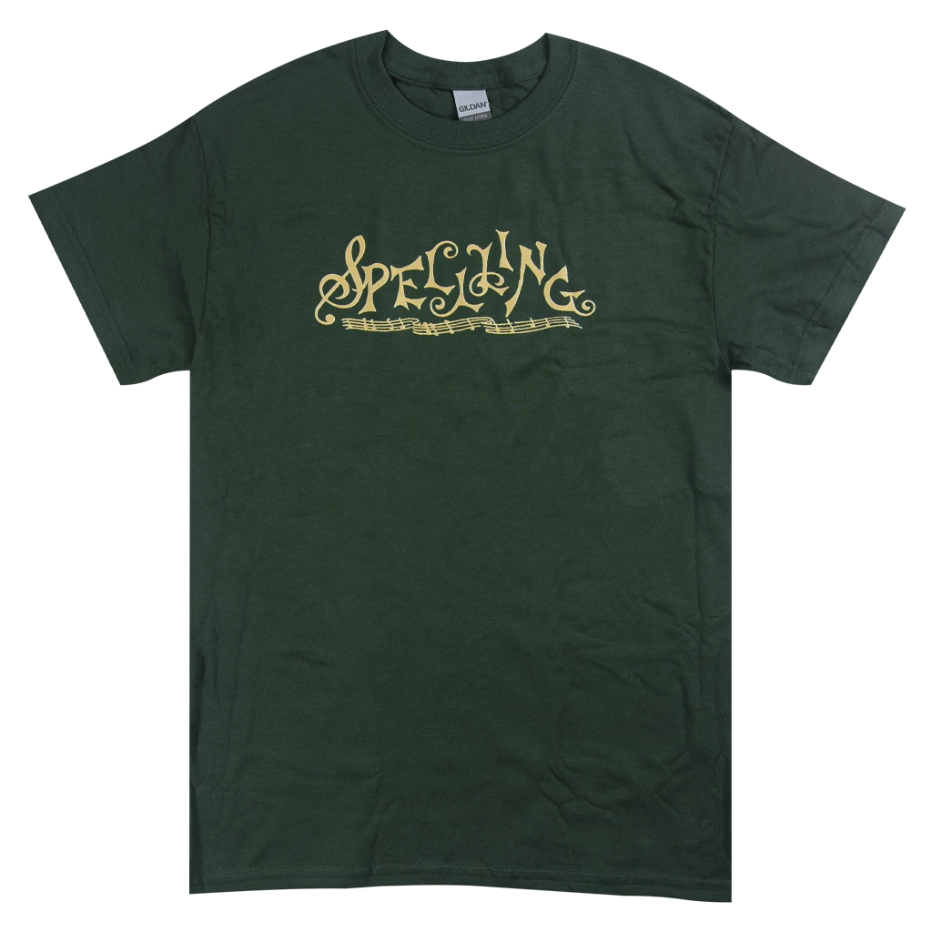 SPELLLING Logo Green T-Shirt 1 SPELLLING Logo Green T-Shirt
