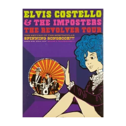 Elvis Costello Revolver Tour Book New Merch