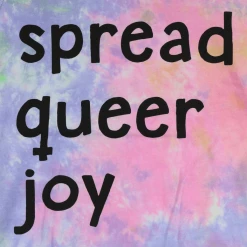 Queer Kid Stuff New Merch Spread Queer Joy Tie Dye Tank
