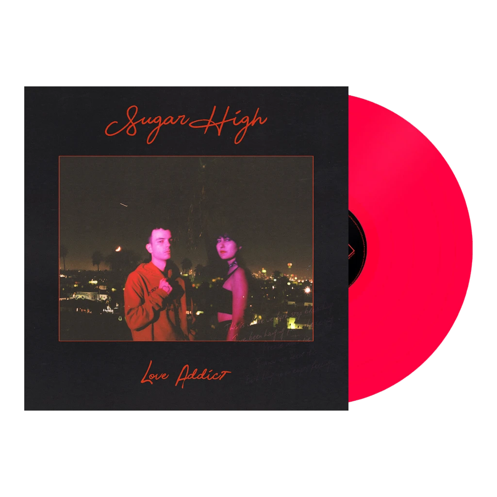 DERO Arcade Sugar High - "Love Addict" Neon Pink 12" Vinyl New Merch 1 DERO Arcade Sugar High - "Love Addict" Neon Pink 12" Vinyl New Merch