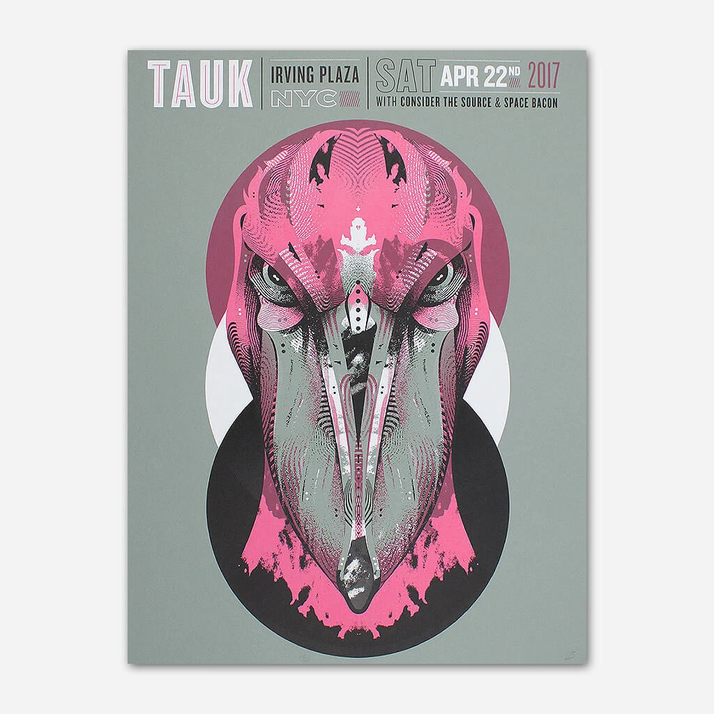 TAUK Shoebill Stork Irving Plaza Screen Printed 24" X 18" Posters 3 TAUK Shoebill Stork Irving Plaza Screen Printed 24" X 18" Posters