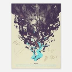 TAUK New Merch Signed “Falling Guy” 2016 Fall Tour Poster