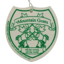 The Mountain Goats Badge Air Freshener
