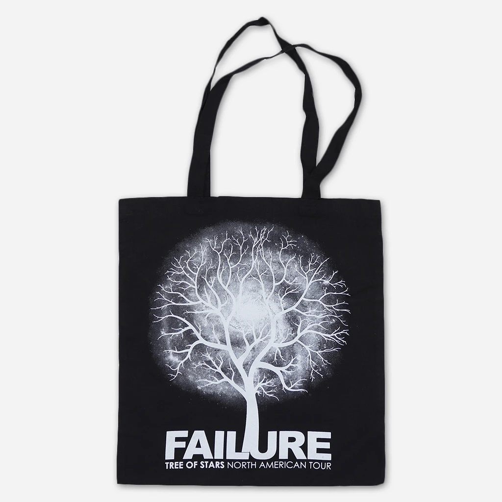 Failure New Merch North America Tour Tree Of Stars Black Totebag 1 Failure New Merch North America Tour Tree Of Stars Black Totebag