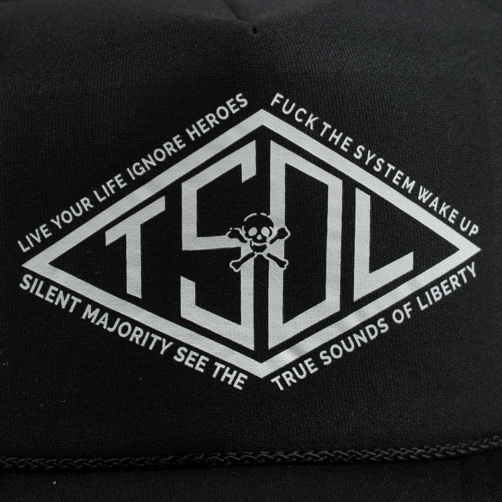 T.S.O.L. Diamond Logo Trucker Hat 2 T.S.O.L. Diamond Logo Trucker Hat