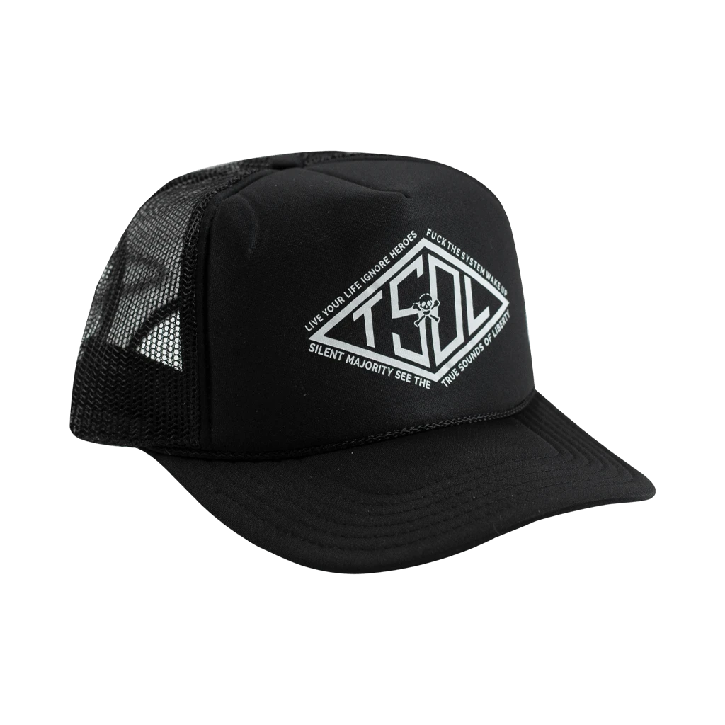 T.S.O.L. Diamond Logo Trucker Hat 1 T.S.O.L. Diamond Logo Trucker Hat