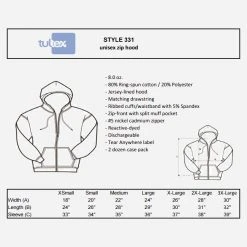 Metz Atlas Vending Black Zip Hoodie