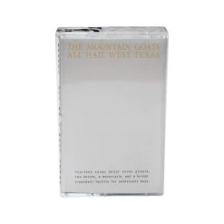 The Mountain Goats New Merch All Hail West Texas Cassette Tape