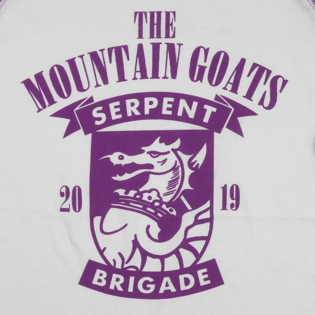 The Mountain Goats Serpent Brigade Baseball T-Shirt New Merch 2 The Mountain Goats Serpent Brigade Baseball T-Shirt New Merch