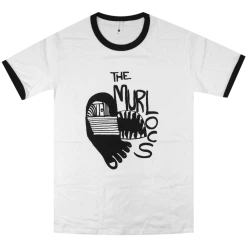The Murlocs Foot In Mouth White/Black Ringer T-Shirt