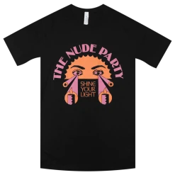 The Nude Party Shine Your Light Black T-Shirt