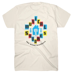 The Wood Brothers Musical Squares T-Shirt 9 The Wood Brothers Musical Squares T-Shirt
