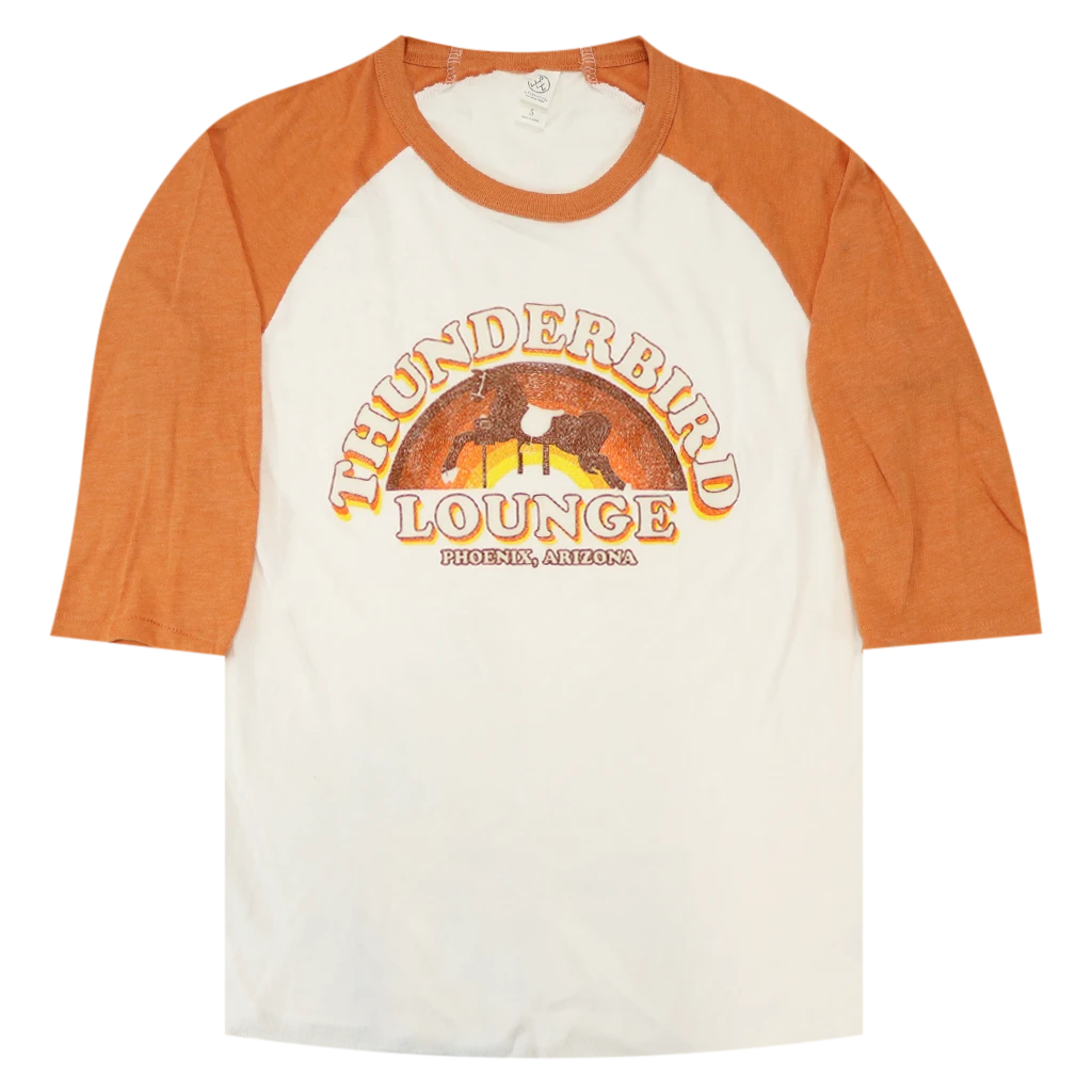 Thunderbird Lounge New Merch Horse Baseball T-Shirt 1 Thunderbird Lounge New Merch Horse Baseball T-Shirt