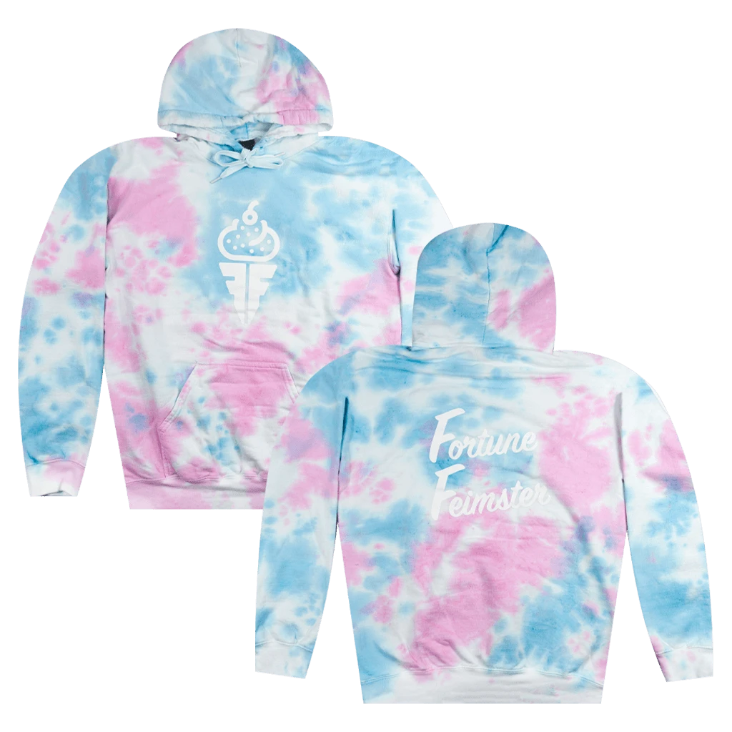 Fortune Feimster New Merch Ice Cream Cone - Tie Dye Hoodie 1 Fortune Feimster New Merch Ice Cream Cone - Tie Dye Hoodie