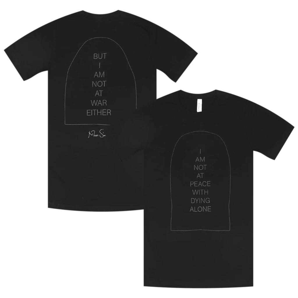 Moses Sumney Tombstone Black T-Shirt 1 Moses Sumney Tombstone Black T-Shirt