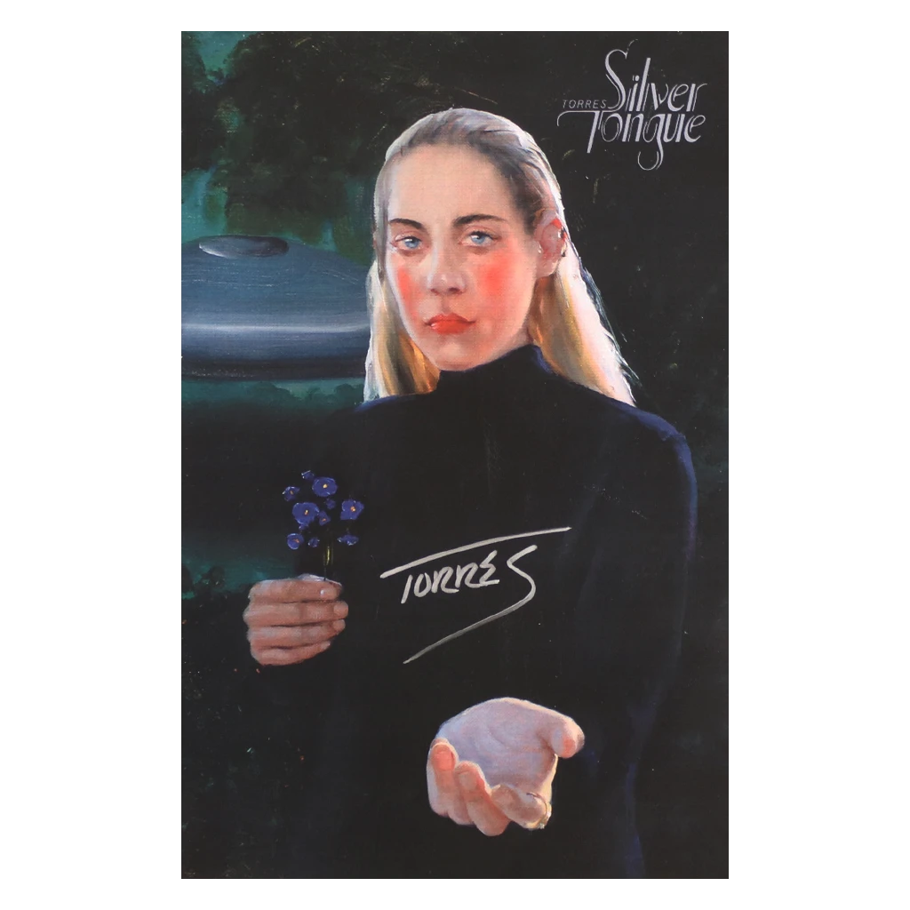 Torres New Merch Silver Tongue Autographed Poster 2 Torres New Merch Silver Tongue Autographed Poster
