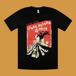 Lukas Nelson & Promise Of The Real Bronco 2022 Spring Tour T-Shirt