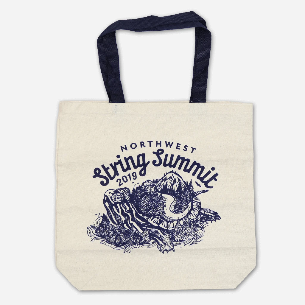 Northwest String Summit Turtle Tote Bag 1 Northwest String Summit Turtle Tote Bag
