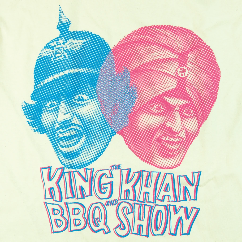 The King Khan & BBQ Show Two Heads Cream T-Shirt New Merch 2 The King Khan & BBQ Show Two Heads Cream T-Shirt New Merch