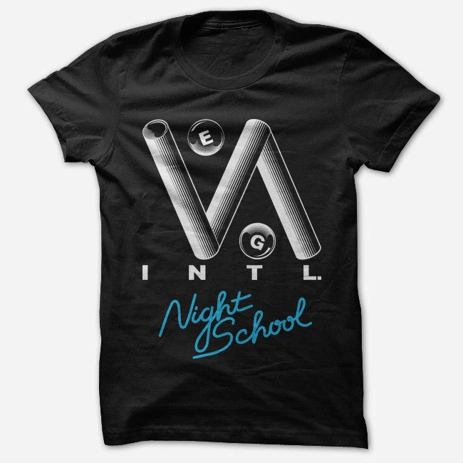 Neon Indian New Merch Vega Intl. Black T-Shirt 1 Neon Indian New Merch Vega Intl. Black T-Shirt
