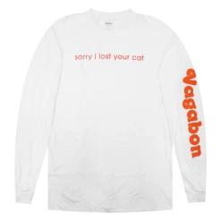 Vagabon Sorry I Lost Your Cat White Long Sleeve