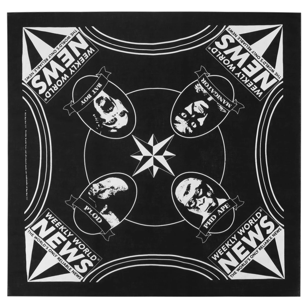 Weekly World News WWN Bandana 2 Weekly World News WWN Bandana