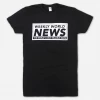 Weekly World News WWN Logo Black T-Shirt New Merch