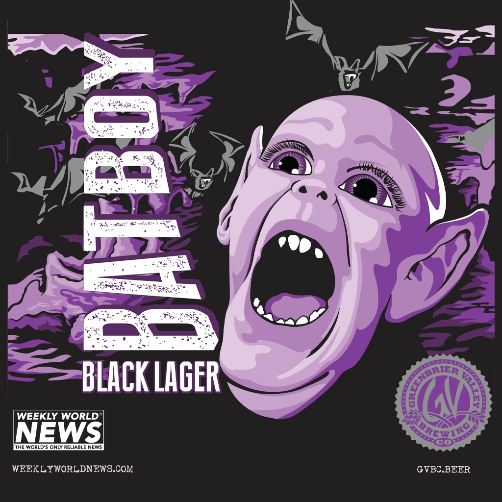 Weekly World News New Merch Bat Boy Black Lager T-Shirt 2 Weekly World News New Merch Bat Boy Black Lager T-Shirt