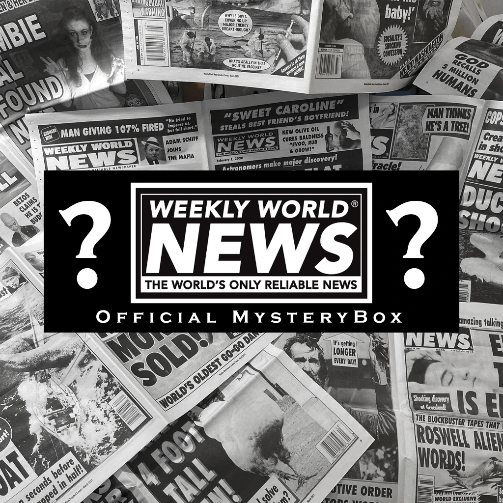 New Merch Official Weekly World News Mystery Box 1 New Merch Official Weekly World News Mystery Box