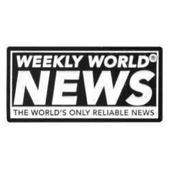 Weekly World News WWN Logo Enamel Pin New Merch