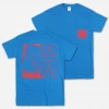 Parquet Courts Falling Statue Sapphire Pocket T-Shirt New Merch