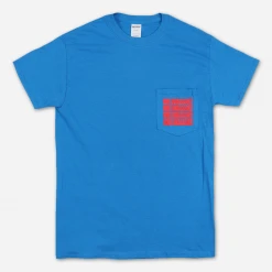 Parquet Courts Falling Statue Sapphire Pocket T-Shirt New Merch 6 Parquet Courts Falling Statue Sapphire Pocket T-Shirt New Merch