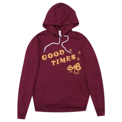 Wilderado Good Times Maroon Hoodie New Merch