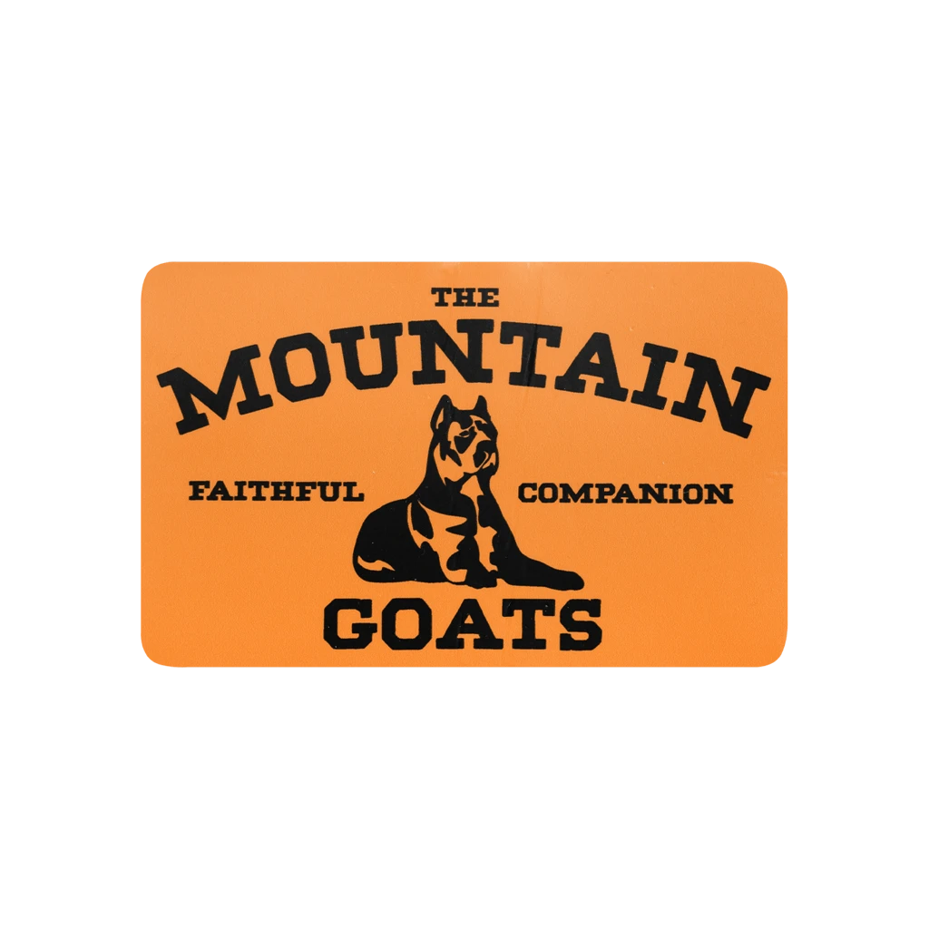 The Mountain Goats New Merch Faithful Companion Sticker 1 The Mountain Goats New Merch Faithful Companion Sticker