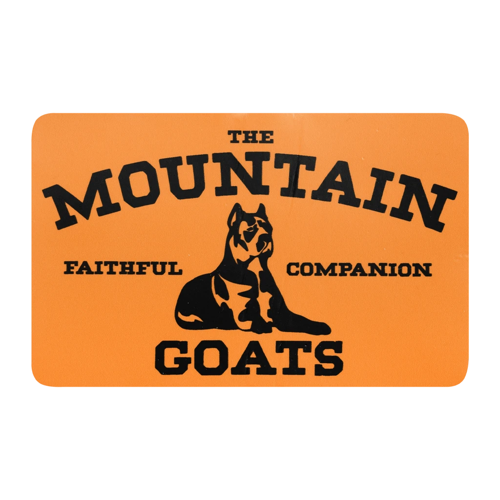 The Mountain Goats New Merch Faithful Companion Sticker 2 The Mountain Goats New Merch Faithful Companion Sticker
