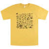 A Great Big Pile Of Leaves Doodle 2 Yellow T-Shirt