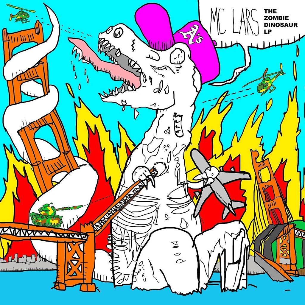 MC Lars The Zombie Dinosaur LP Blue 12" Vinyl 2 MC Lars The Zombie Dinosaur LP Blue 12" Vinyl