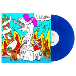 MC Lars The Zombie Dinosaur LP Blue 12" Vinyl